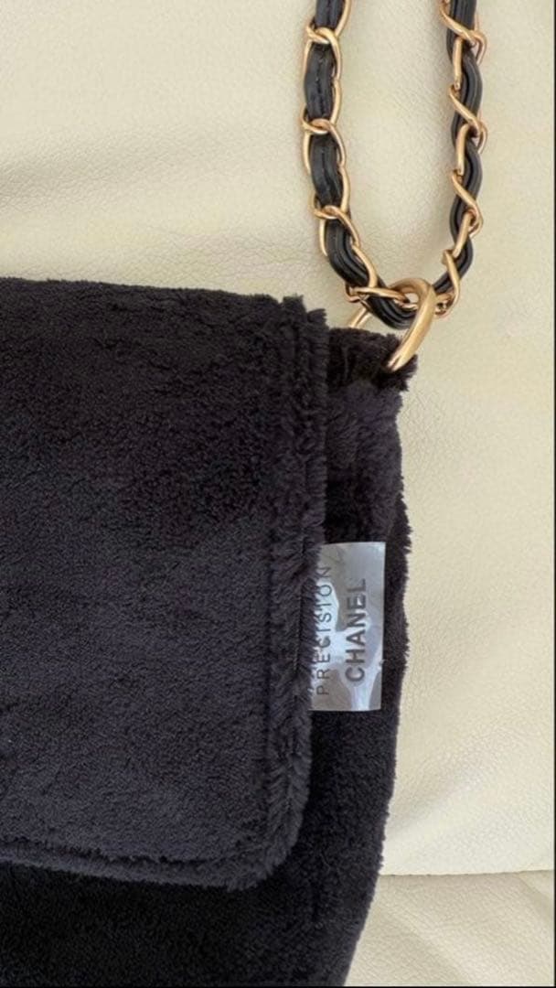 CHANEL ショルダーバッグ　パイル　チェーン　ノベルティ