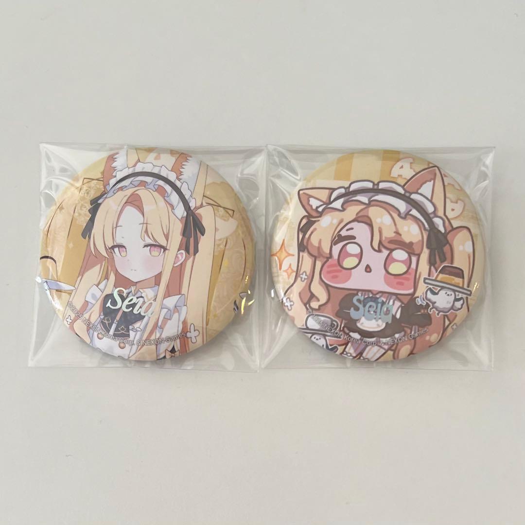 ブルーアーカイブ 百合園セイア 韓国限定 缶バッジ - メルカリ