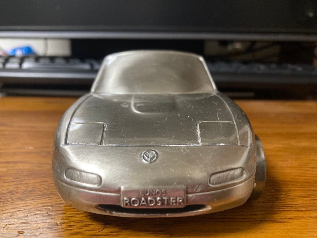 希少 ビンテージ マツダ ユーノス ロードスター ステンレス製 ミニカー 旧車