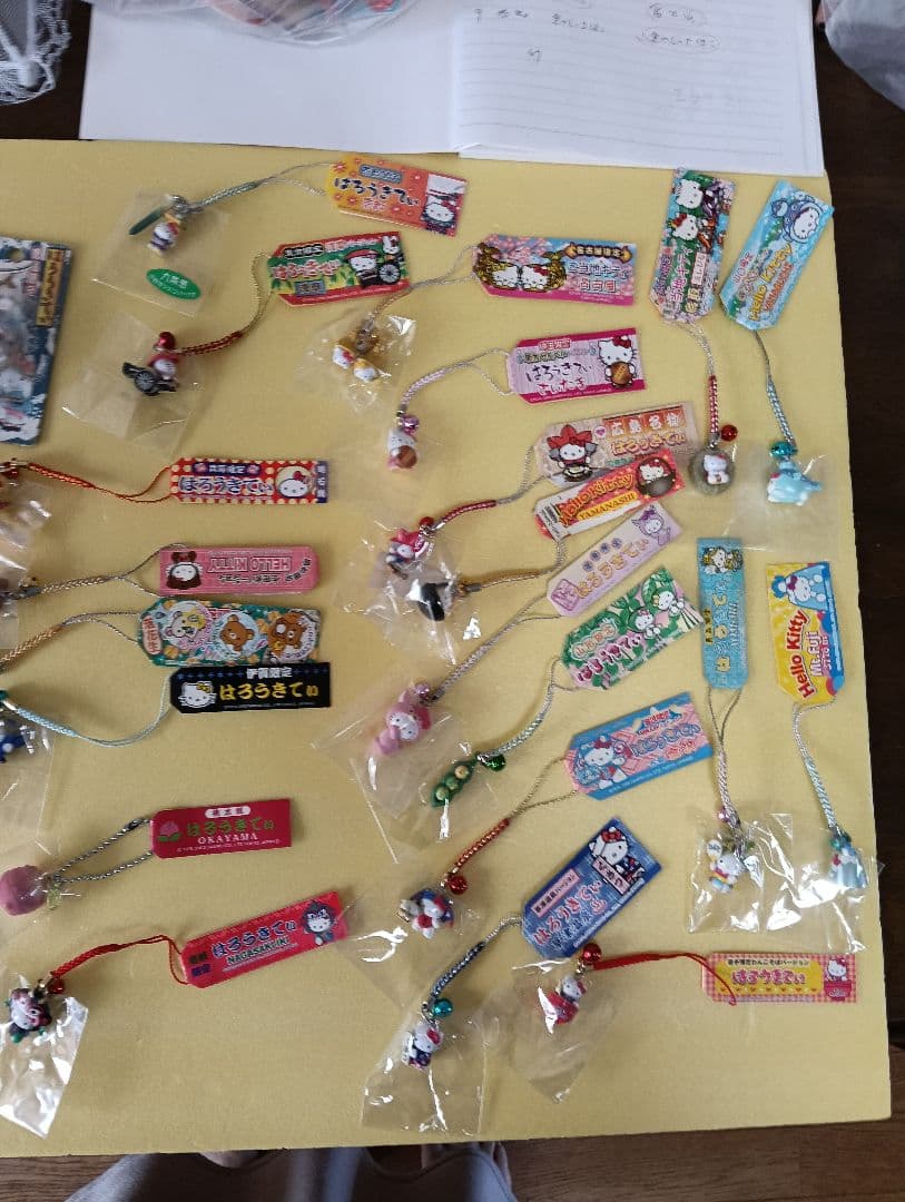E ご当地ハローキティファスナーストラップなど日本全国47都道府県制覇！＋１個