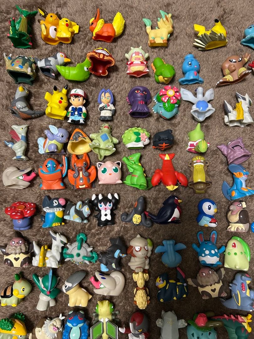 ポケモン 指人形 ソフビ フィギュア ポケモンキッズ 128個 おまけ付き