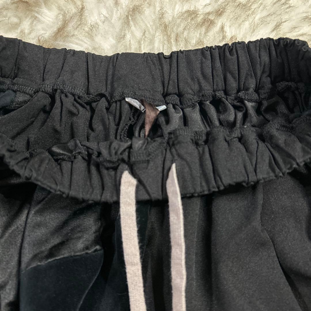 コムデギャルソン　ブラック サルエルパンツ パッチワーク