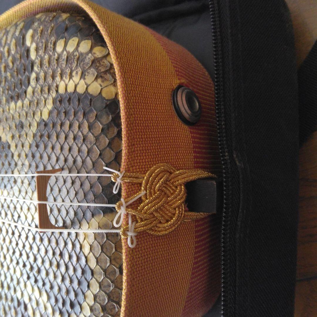 三線 ケース小物付き 蛇皮