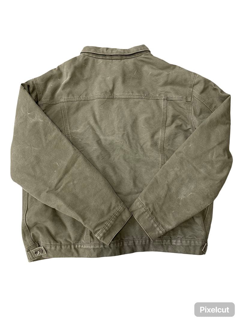 激レア　希少　Carhartt トラッカージャケット　デニムジャケット　グリーン