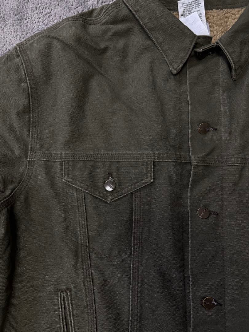 激レア　希少　Carhartt トラッカージャケット　デニムジャケット　グリーン