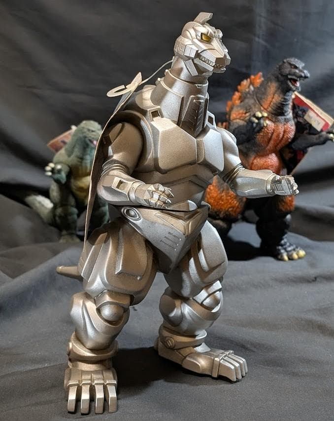 バーニングゴジラ＆ゴジラジュニア＆メカゴジラ（バンダイ）タグ付