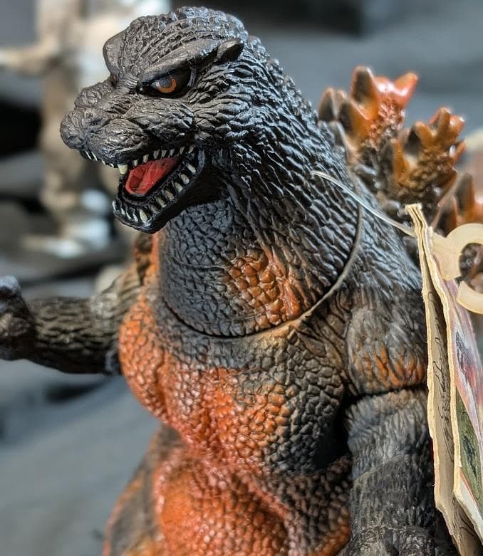 バーニングゴジラ＆ゴジラジュニア＆メカゴジラ（バンダイ）タグ付