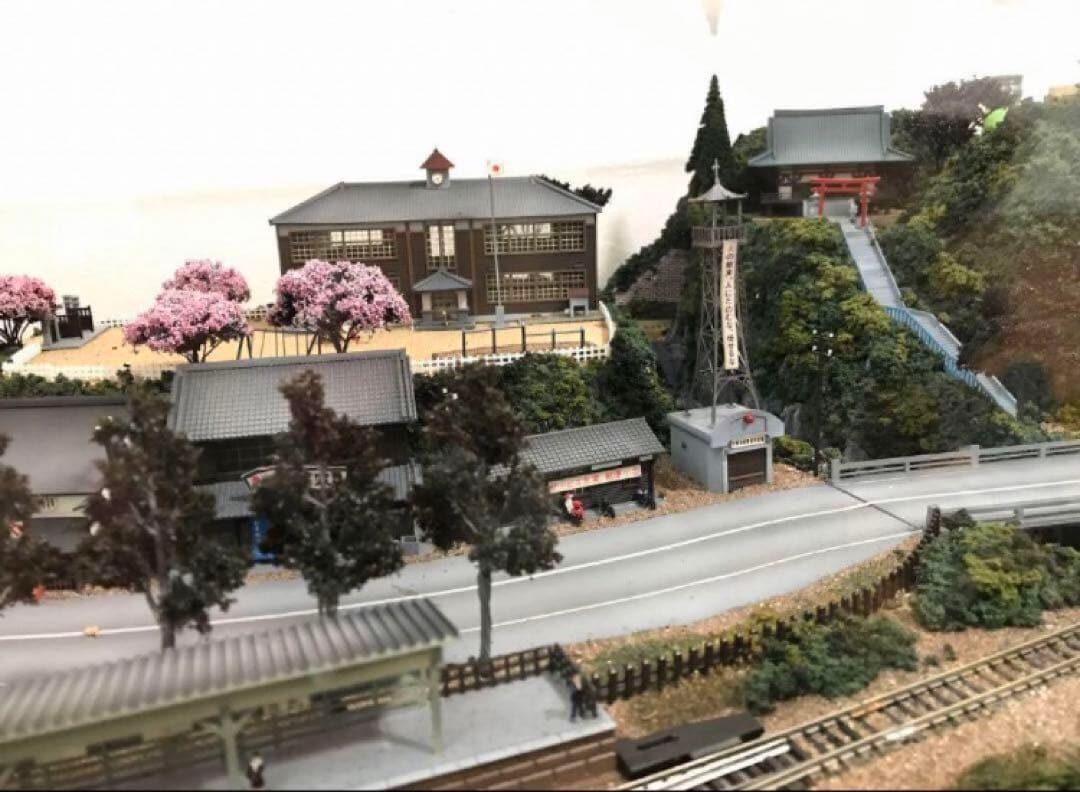 最終値下げ！ジオラマ 昭和ふるさと鉄道模型 東京書芸館作 6/6 10時