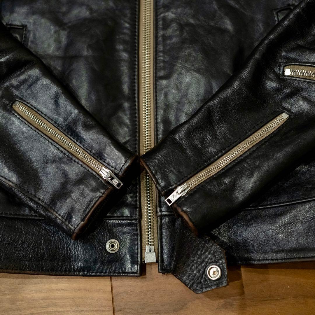 極美品】ルイスレザー ドミネーター 茶芯ベジカウ ブラウン タイト