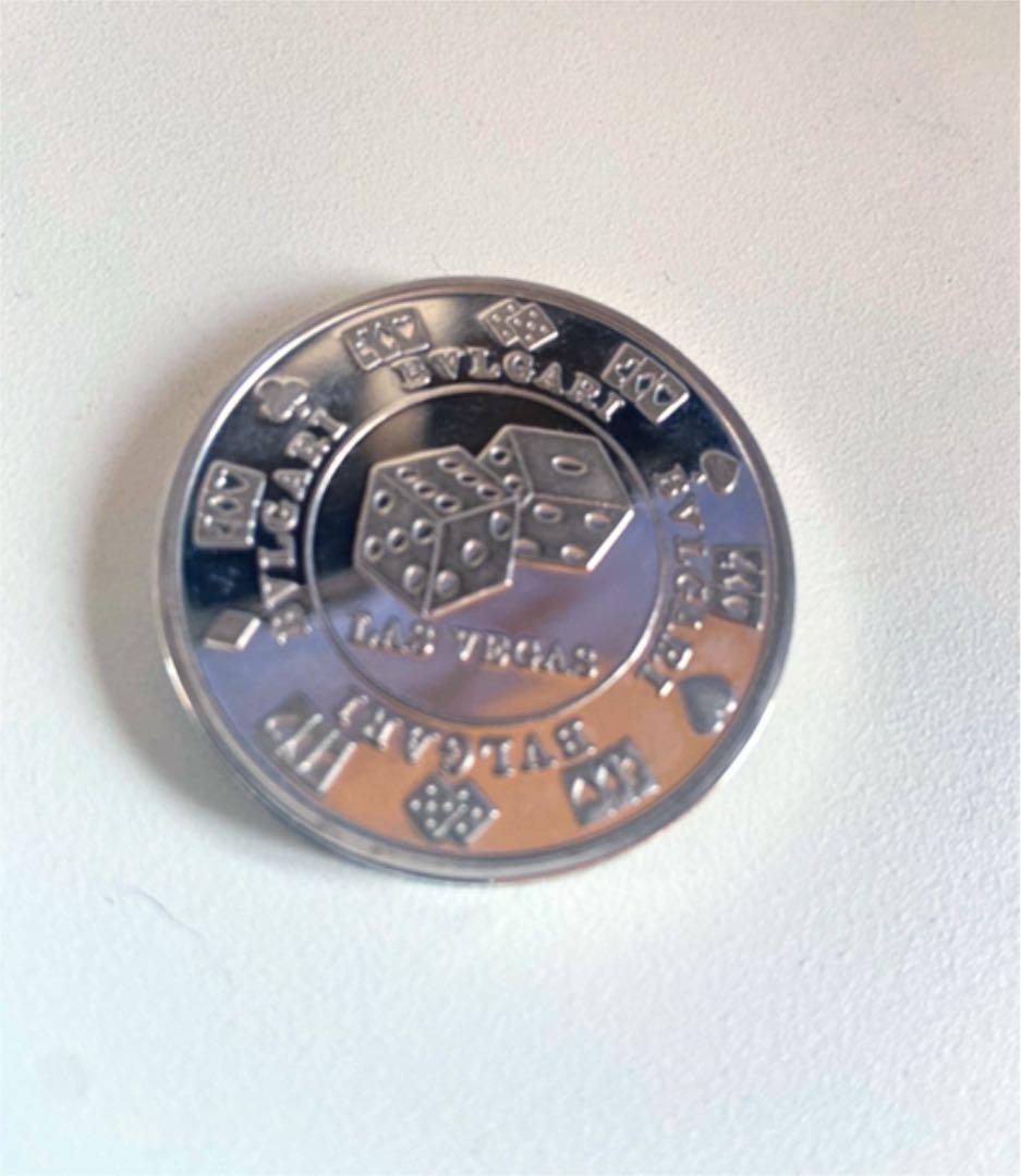 BVLGARI ラスベガス限定 カジノコイン シルバー925