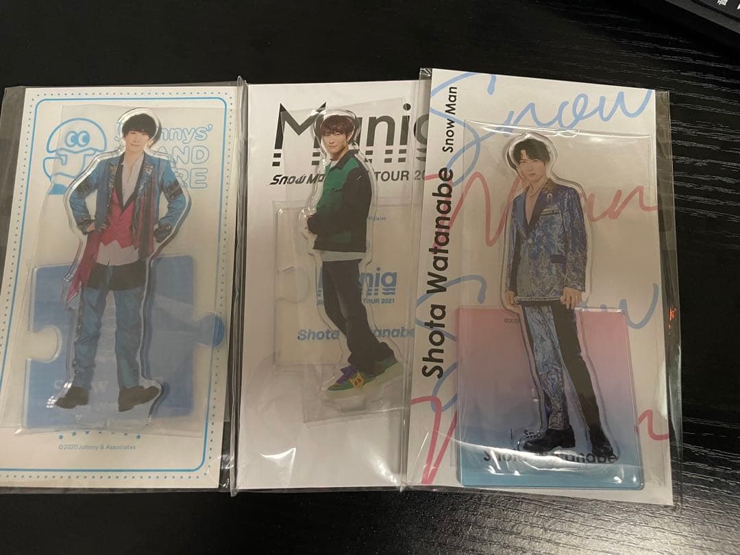 SnowMan 渡辺翔太 アクリルスタンド3個セット - メルカリ