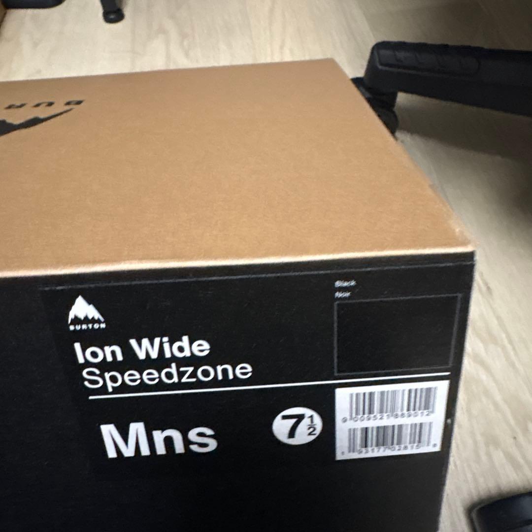 極美品 BURTON Ion Wide Speedzone ブーツ 25.5cm