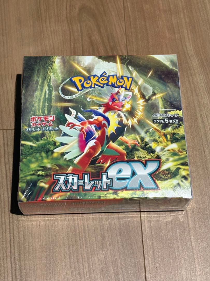 ポケモンカード スカーレットex BOX シュリンク付き - メルカリ