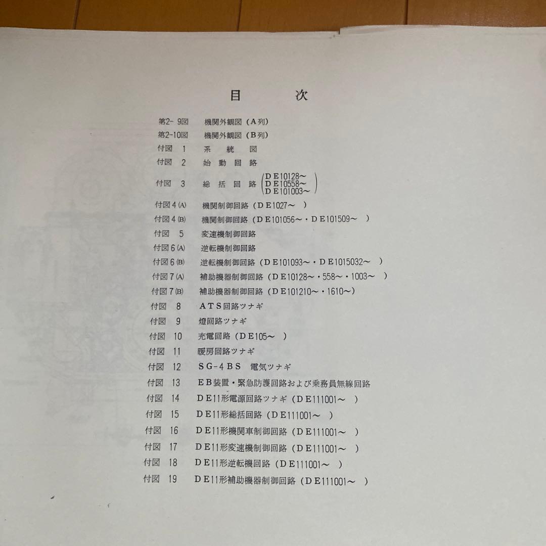 鉄道　DE10形ディーゼル機関車　付図集