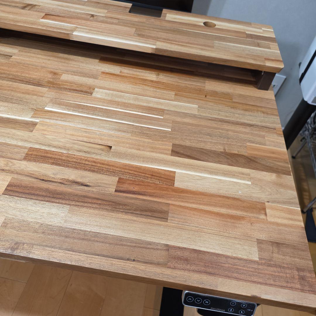 昇降式デスク FlexiSpot E7 Pro アカシア 180 x 80