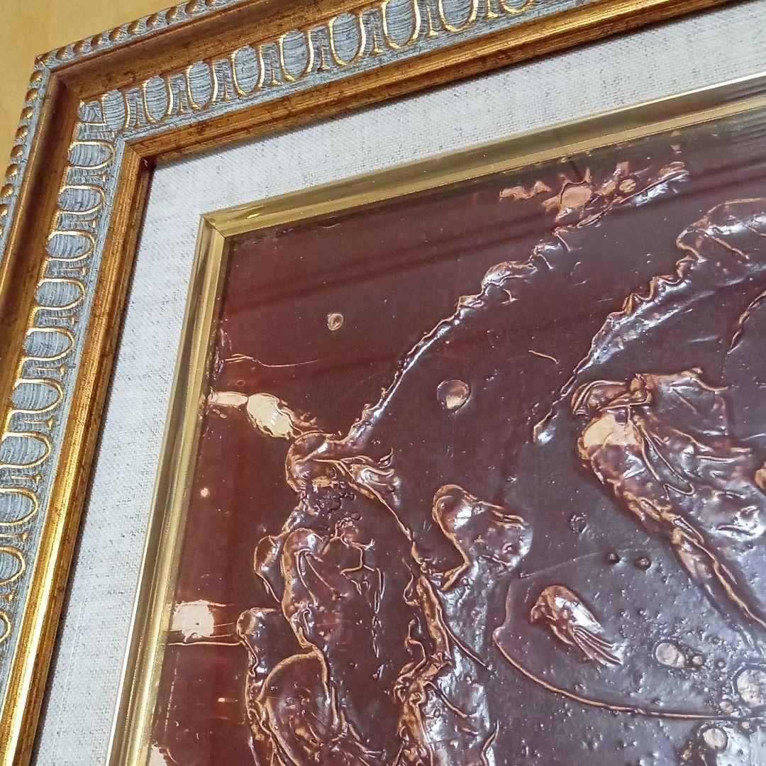 真作「希少 秀逸 作」福留章太 抽象 具象 油彩画(名作) - メルカリ