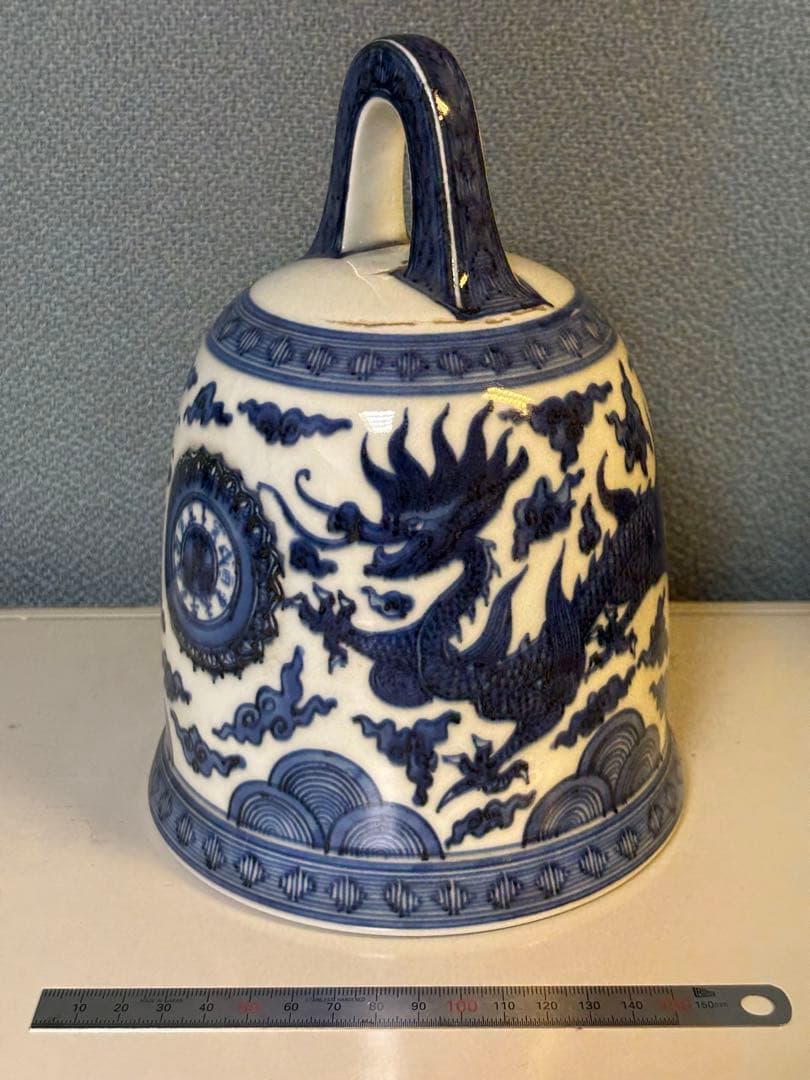 鐘 竹泉 木米 倣 陶器 釣鐘 煎茶道具 染付の通販はau PAY マーケット