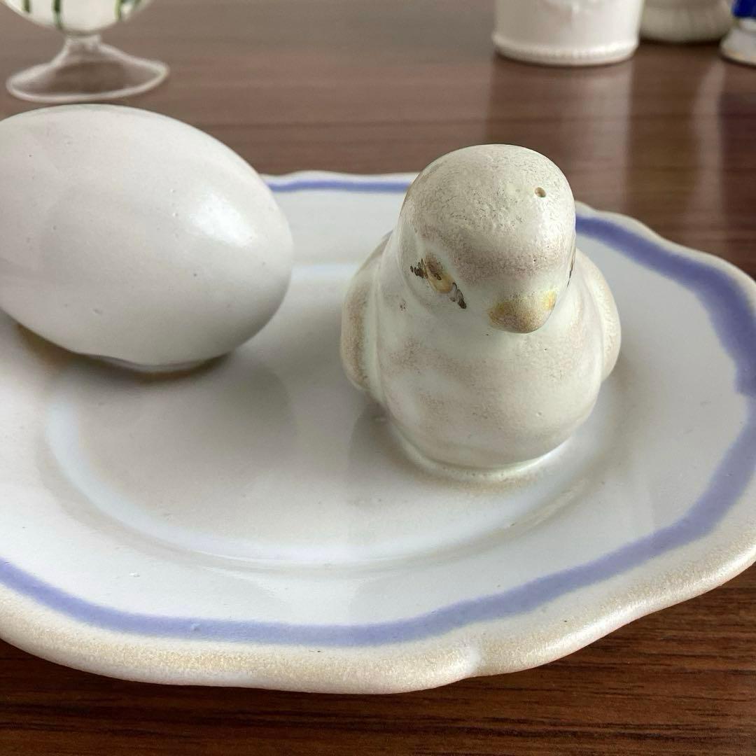 フランスアンティーク ♧ 卵と雛のバルボティーヌ皿 ♧ for