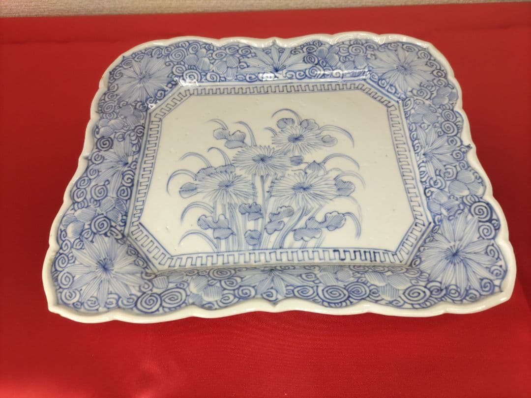 伊万里 古伊万里 江戸 中期 龍 型紙摺り 江戸後期 古伊万里 龍図鉢7