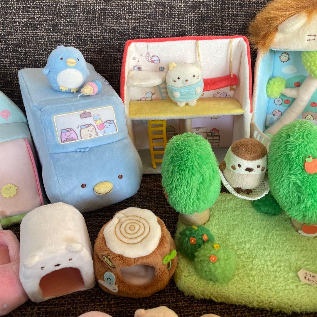 【まとめ売り】すみっコぐらし てのりぬいぐるみ ハウス コレクション