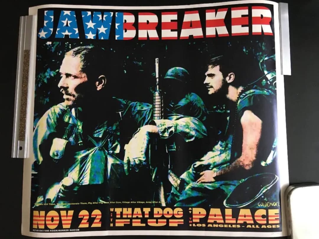 限定値下げ KOZIK 「JAWBREAKER」シルクスクリーン ポスター