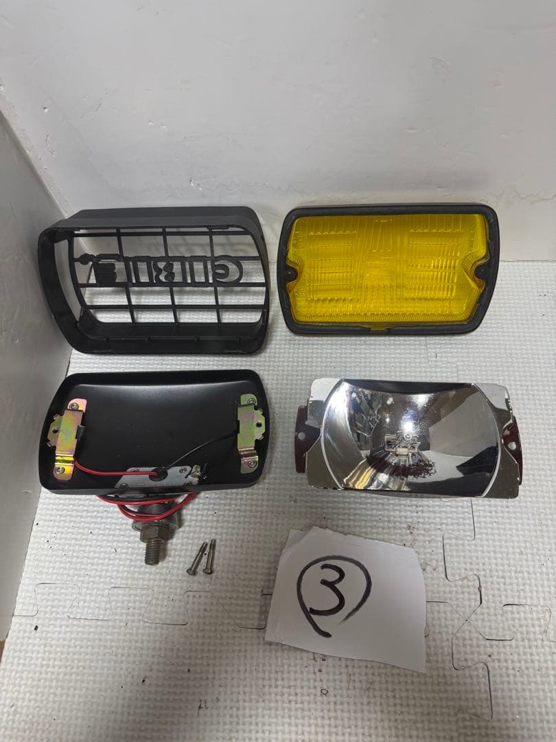 当時物 CIBIEランプ IODE35 カバー付き 希少⁄カバー付当時物CIBIE