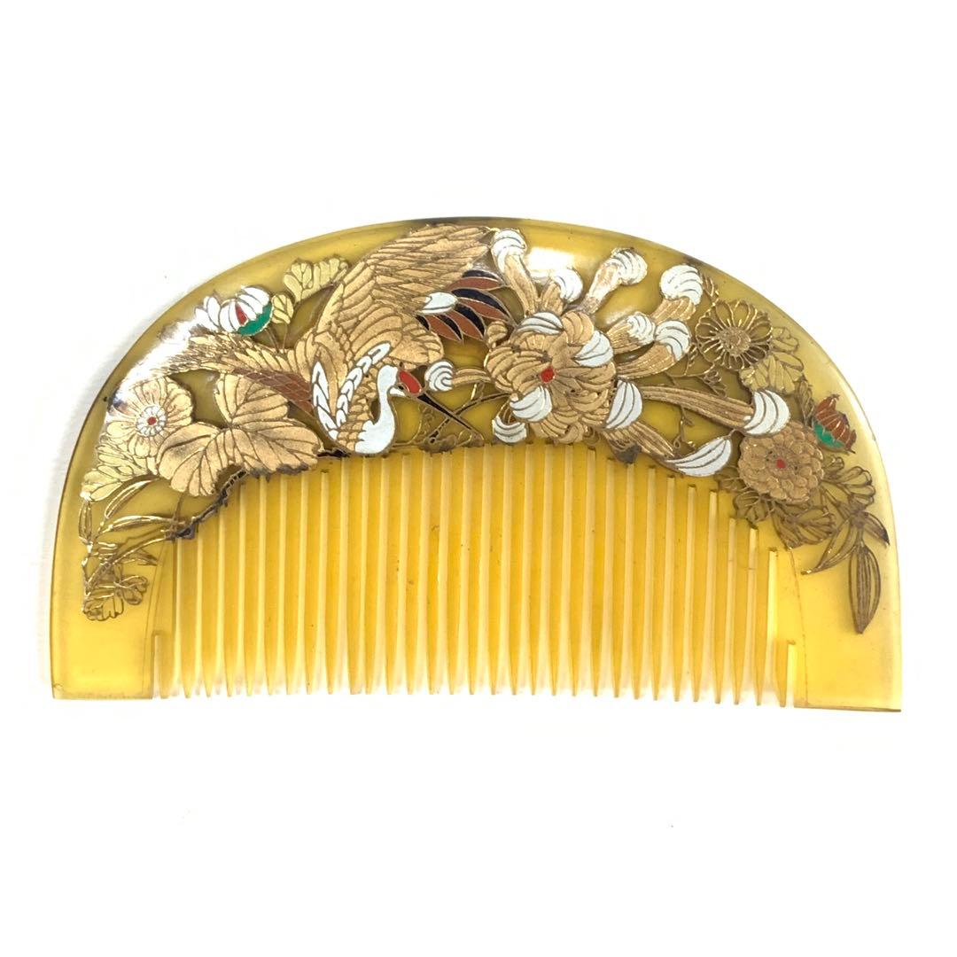 レトロな和装小物かんざし？【m64 骨董着物髪飾り和髪和装簪櫛】