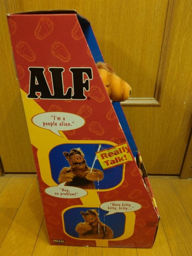 ALF トーキングエイリアン ぬいぐるみ　カード付
