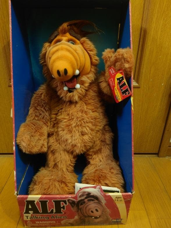 ALF トーキングエイリアン ぬいぐるみ　カード付