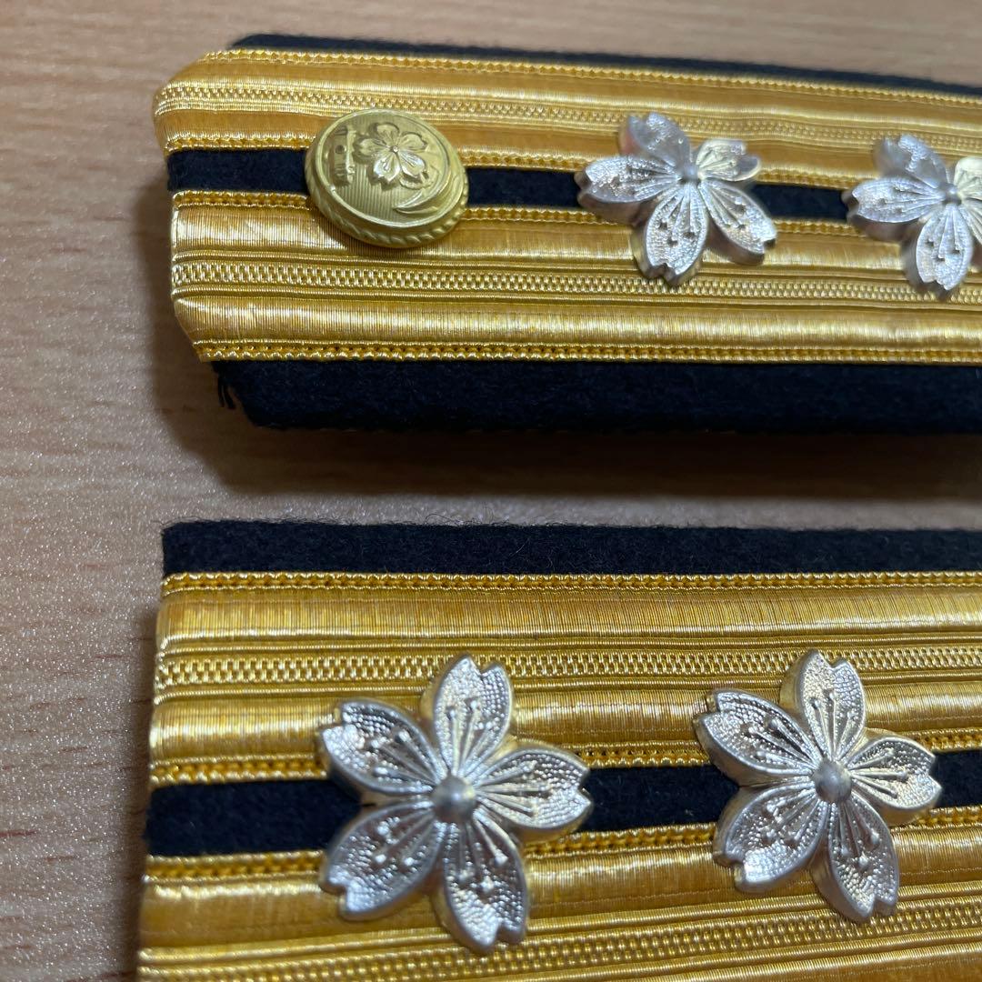 大日本帝国軍 後期型肩章 大佐（桐函入）