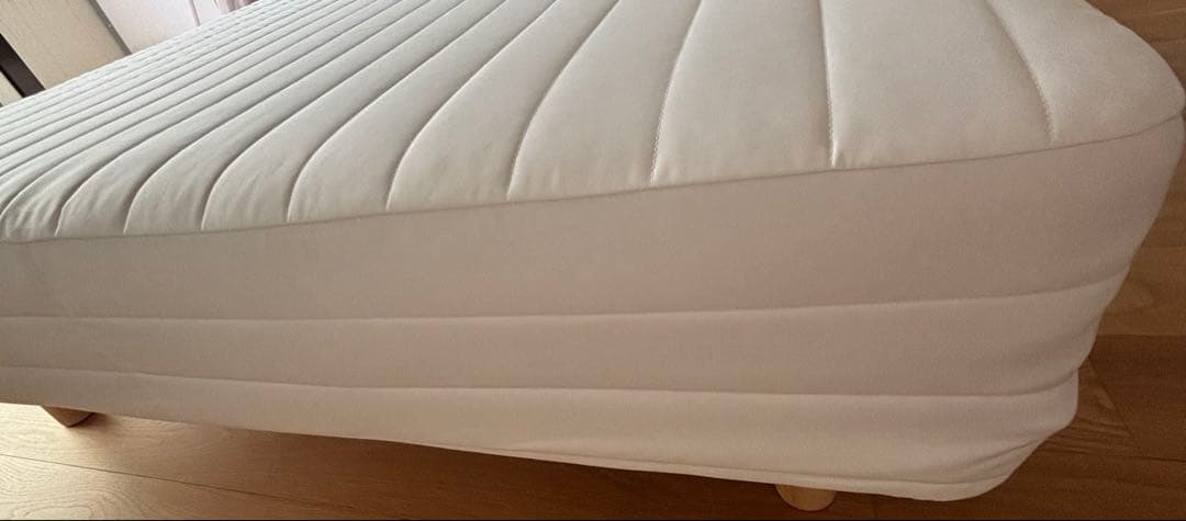 無印良品　脚付マットレス　ポケットコイル　ダブル　送料込　美品