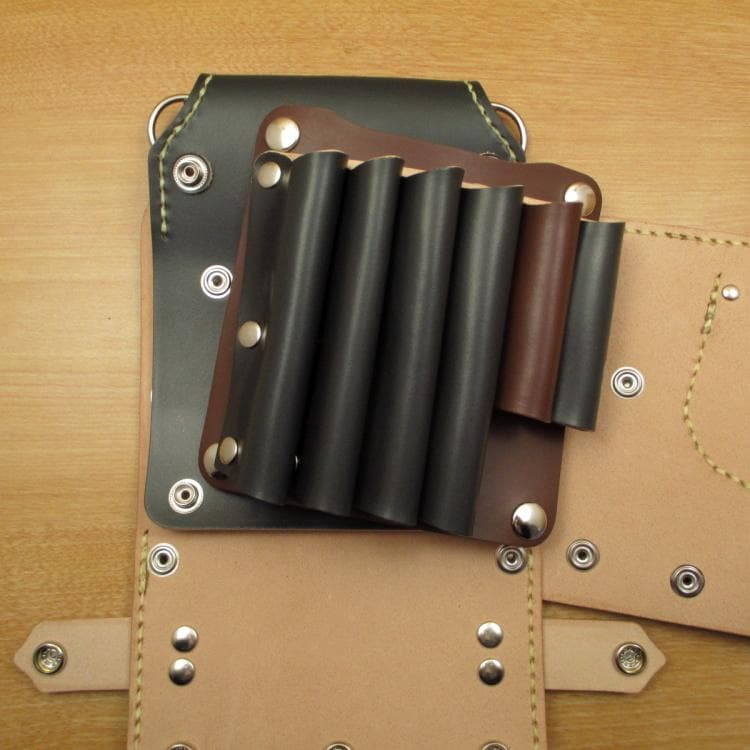 トリマー向き】 ダークグリーン 6丁 シザーケース TSC-18/CGA