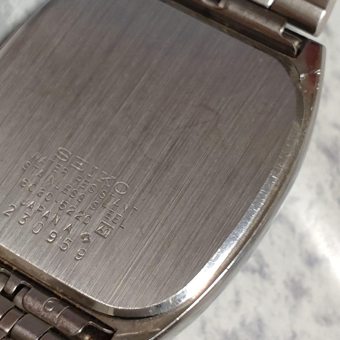 ヴィンテージ　男女兼用 セイコー　シャリオ　クォーツ腕時計　シルバー　稼働品