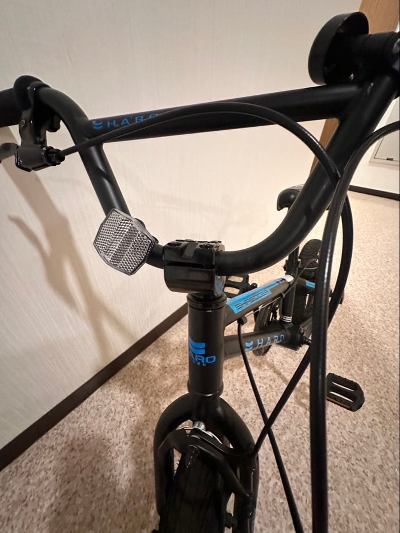 HARO BMX バイク ブラック・ブルー　14イン補助輪　　渋谷区引き取り限定