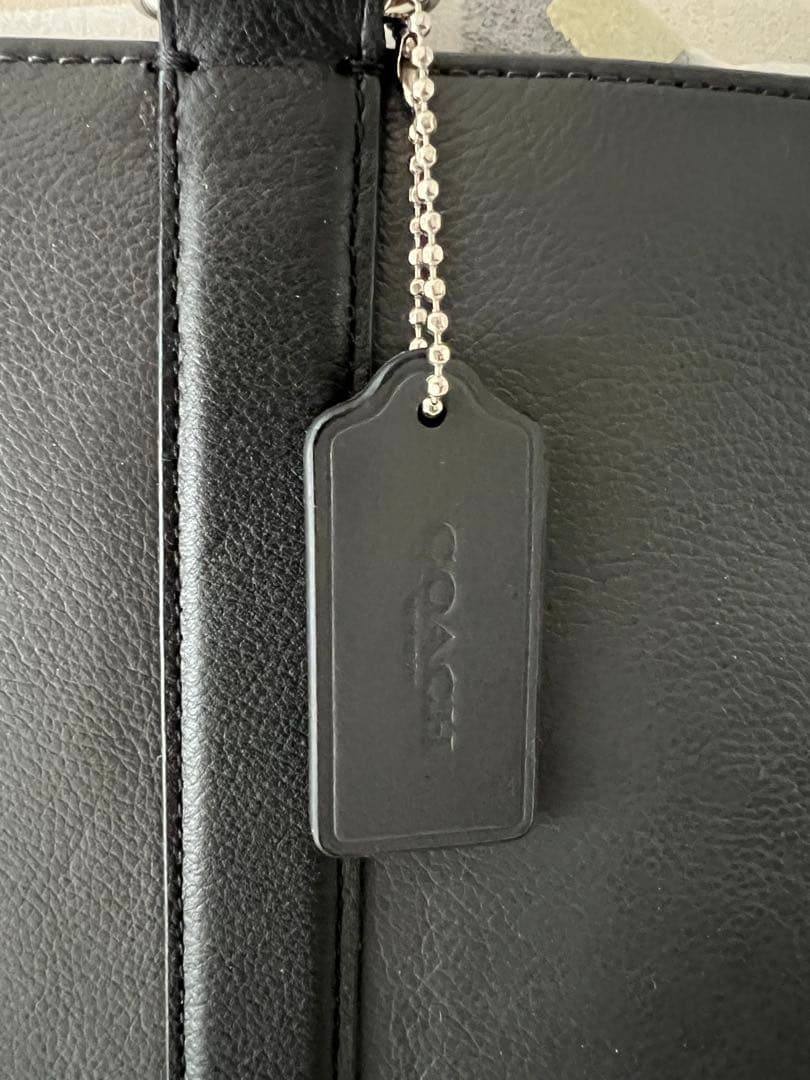 新品　COACH ビジネスバッグ グレー/ホワイト