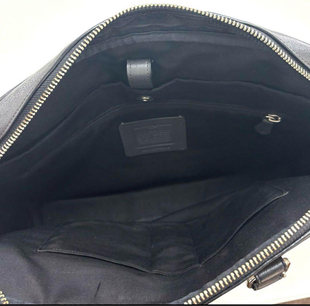 新品　COACH ビジネスバッグ グレー/ホワイト