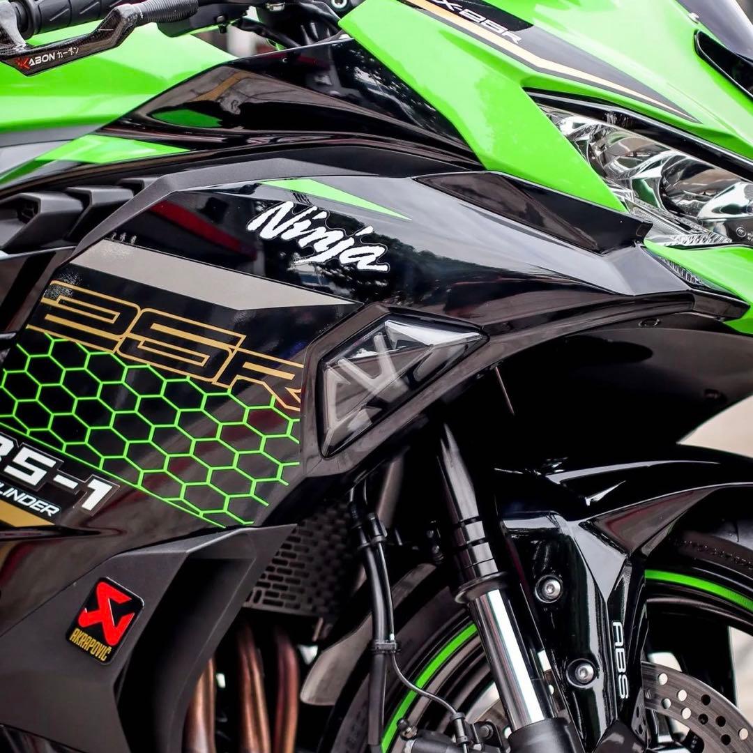 新品】ZX6R ZX25R JPA フロントウインカー ホワイト apareni.com