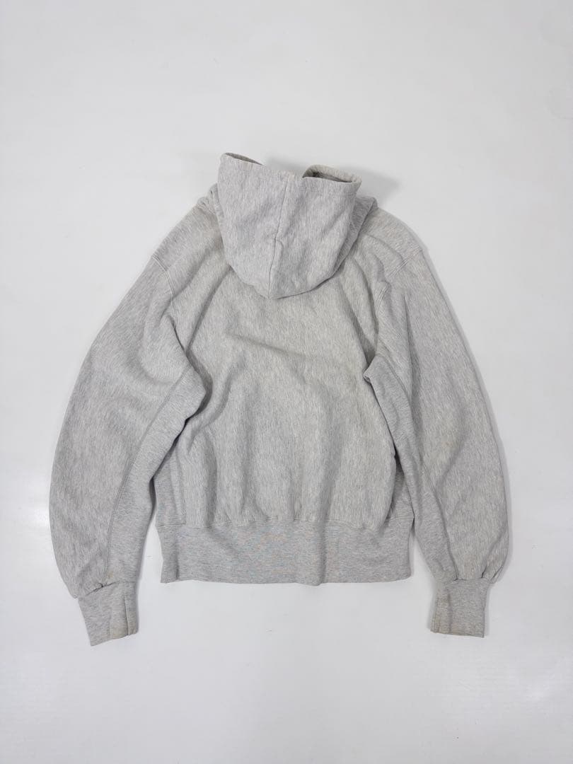 90s USA製 MVP 2段プリント リバースウィーブ　フーディ パーカー