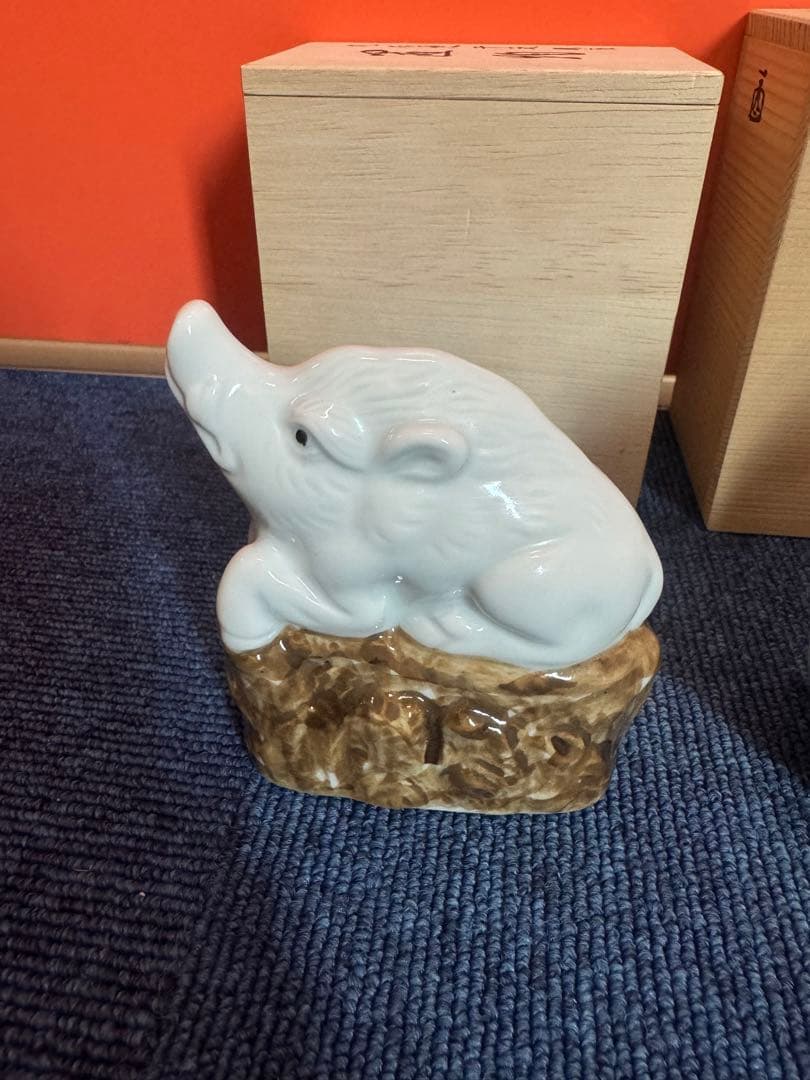 2053 九谷焼 北村隆 干支 亥 酉 置物 - メルカリ