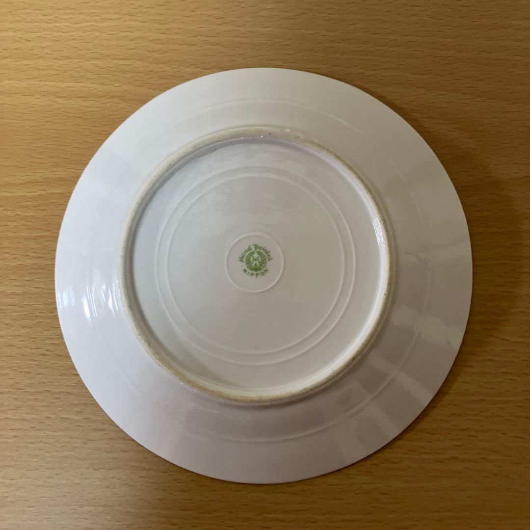 3. オールドノリタケ、M Nippon印 ボウル、ソーサー、スプーンのトリオ