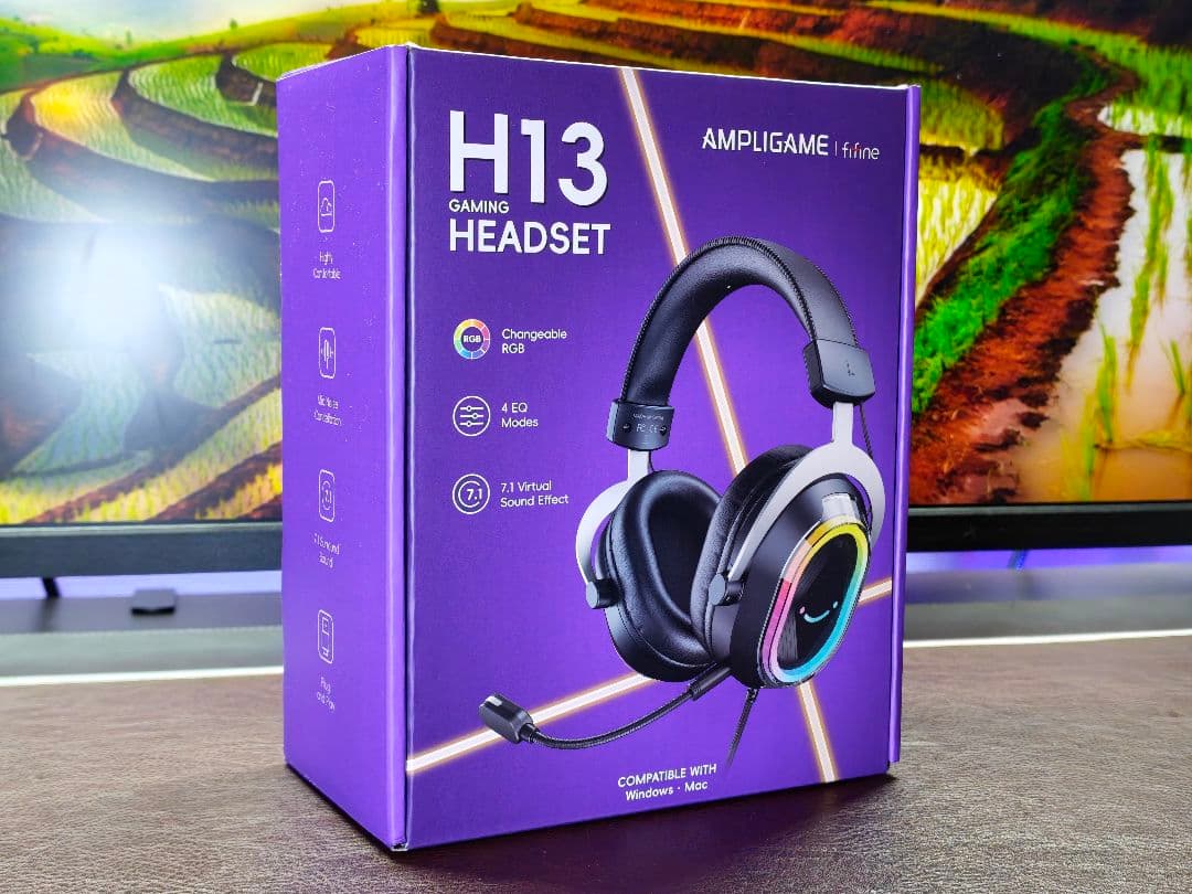 FIFINE AmpliGame H13 ゲーミングヘッドセット ヘッドホン - メルカリ