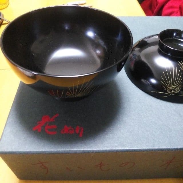 みわちやんさん 専用 桜井漆器 花ぬり 吸物椀 5個セット