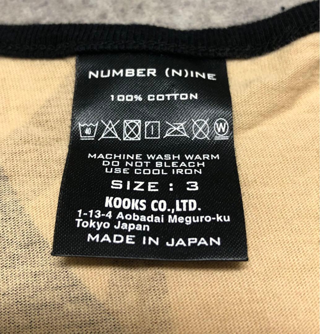 □ ナンバーナイン タンクトップ ハートトライバル柄 NUMBER(N)INE