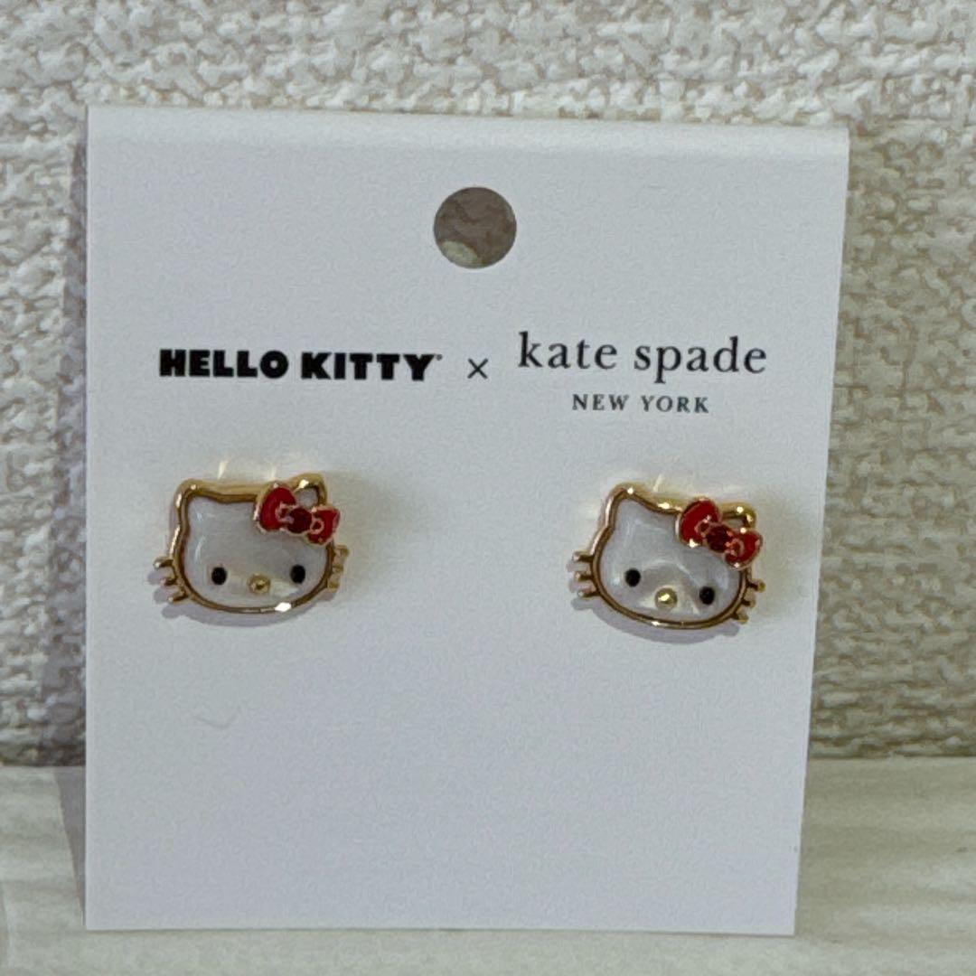 HELLO KITTY x kate spade ピアス日本完売品 ハローキティ