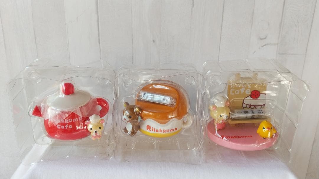 リラックマ　コリラックマ　小物入れ　万年カレンダー　カフェ　置物