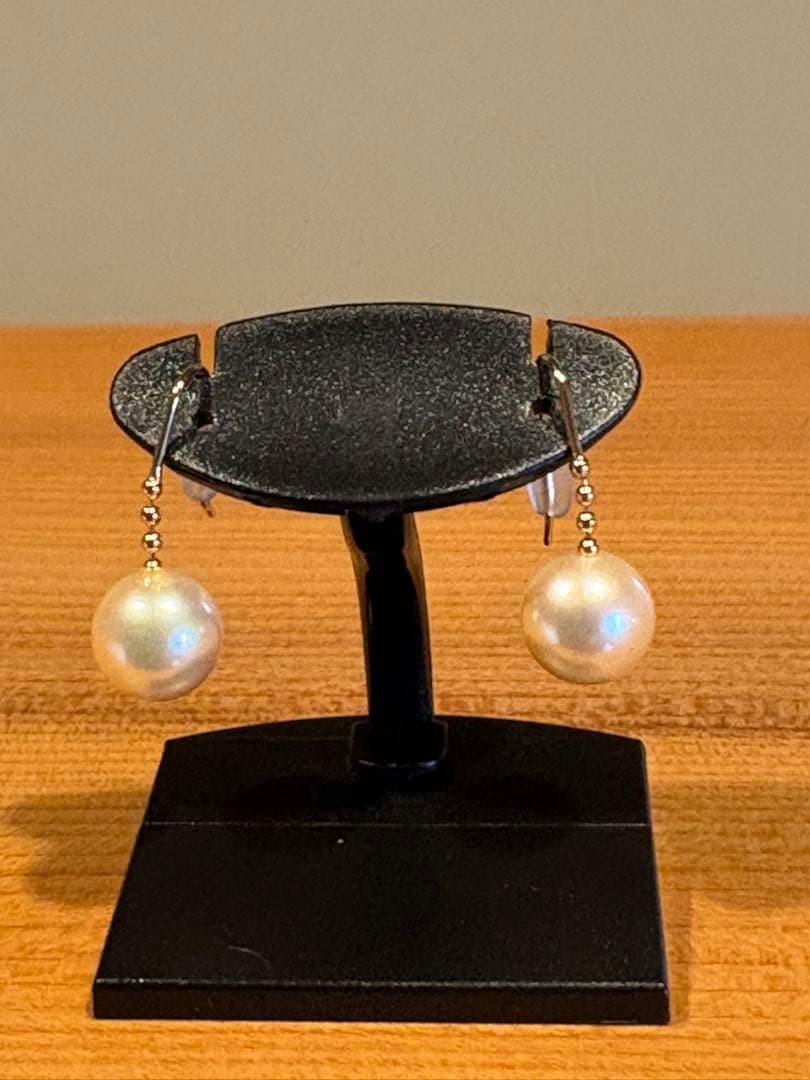 ひろ様専用 K 18 パールドロップピアス 刻印有り