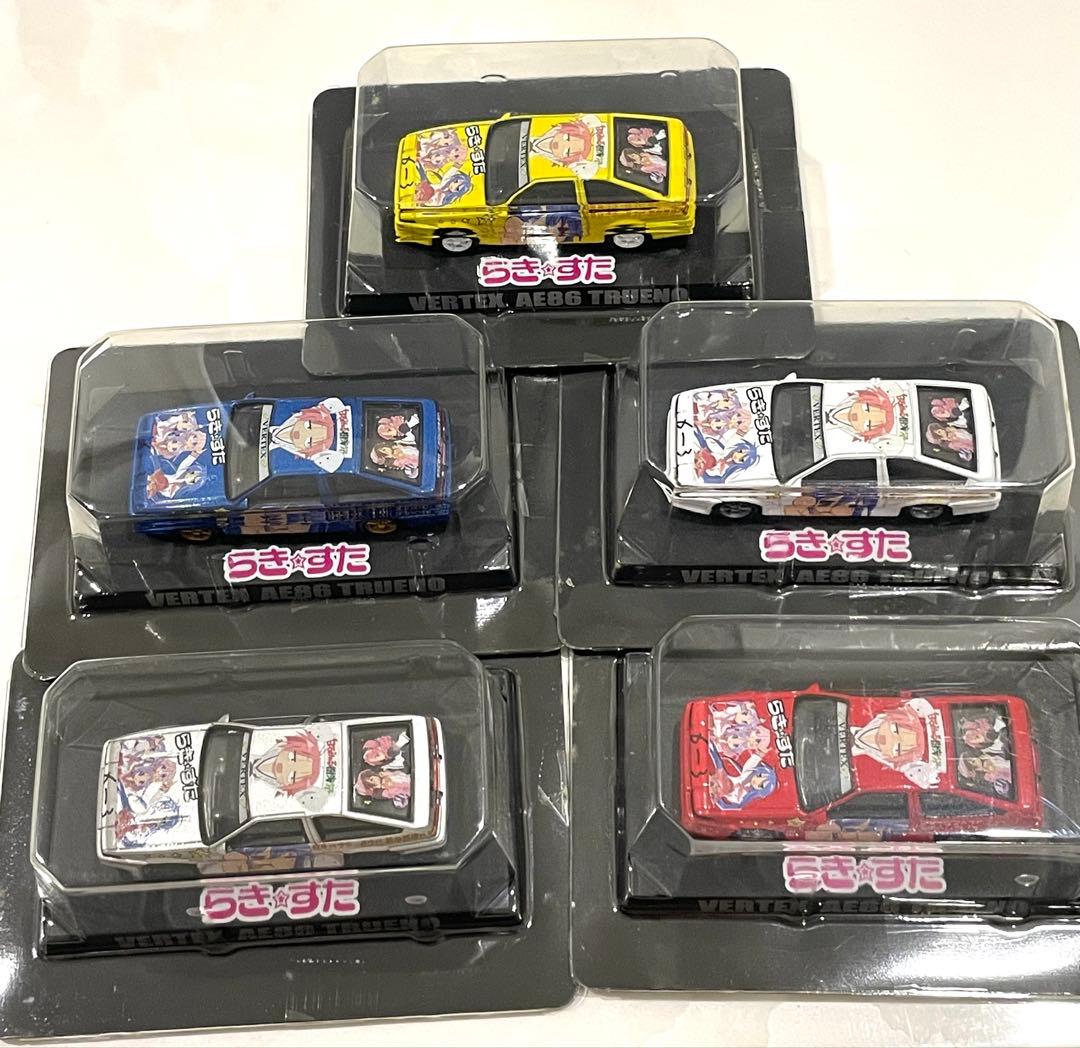 【未使用 箱有】らき⭐︎すた 痛車ミニカー 10種 らきすた アオシマミニカー