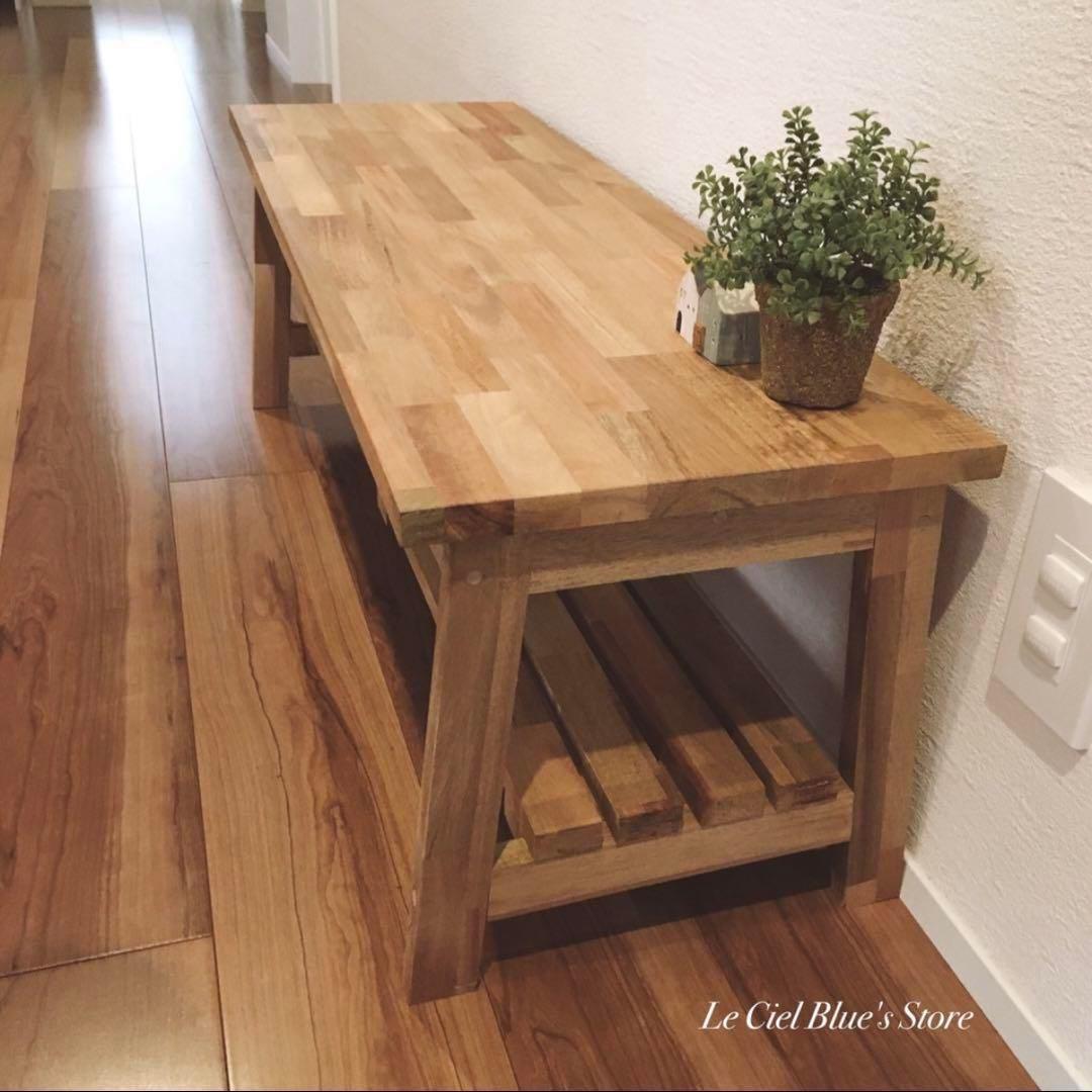 アカシアチェスト ハンドメイド 棚 ベンチチェア 収納 インテ