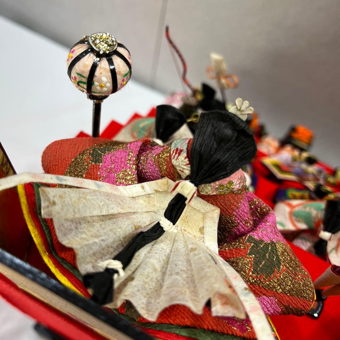 y0114-43雛人形セット　めご雛　まりこ作　和紙