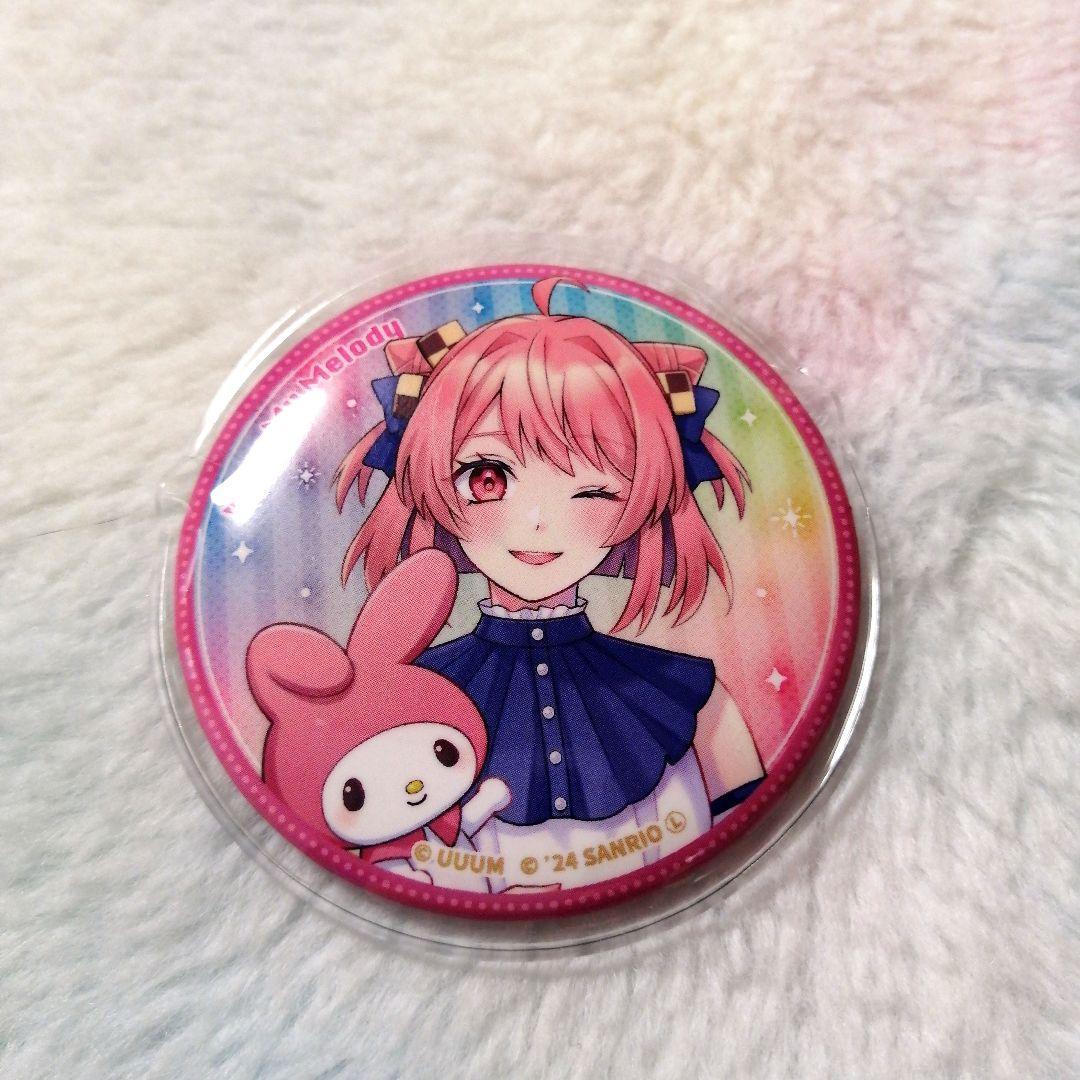 カラフルピーチ のあ サンリオ 缶バッジ お名前クリップ - メルカリ